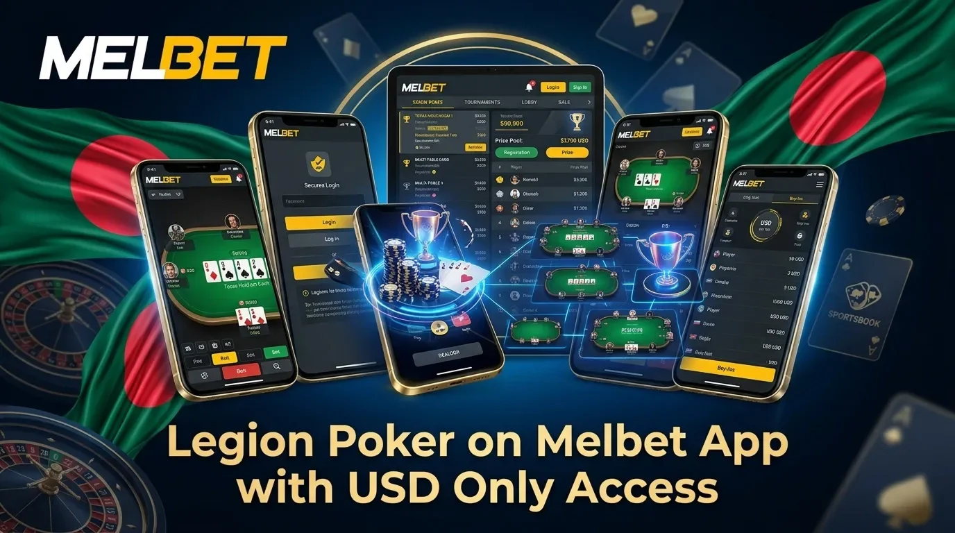 Legion Poker available on Melbet for players from Bangladesh