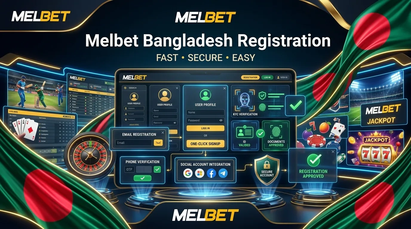 Guide on registration on Melbet for players from Bangladesh